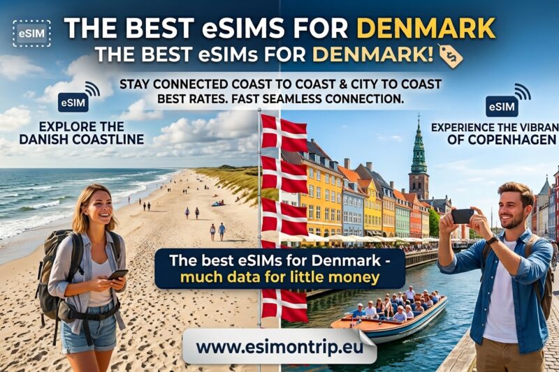 Die besten eSIMs für Dänemark