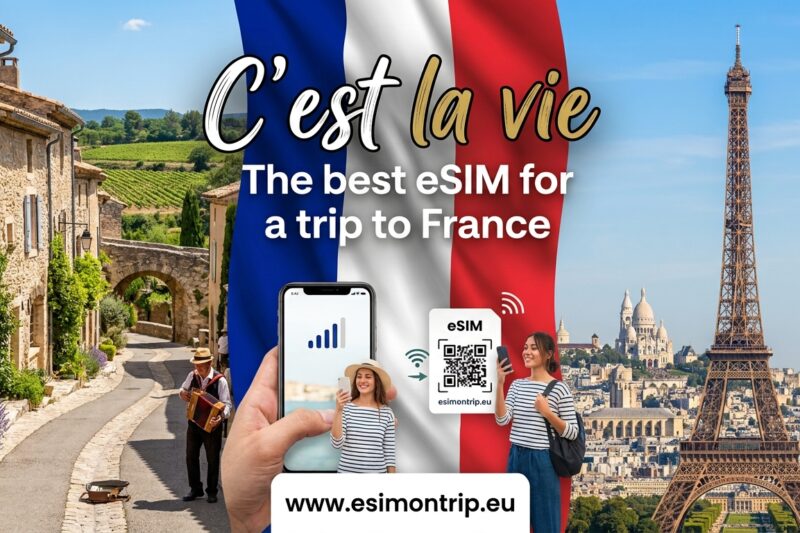 Die besten eSIMs für Frankreich