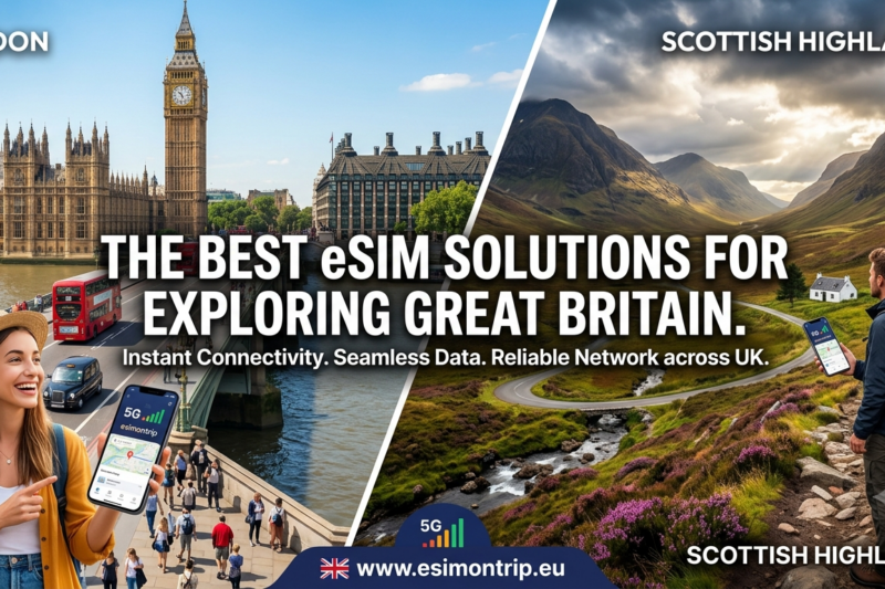 Die besten eSIMs für Reisen durch Großbritannien