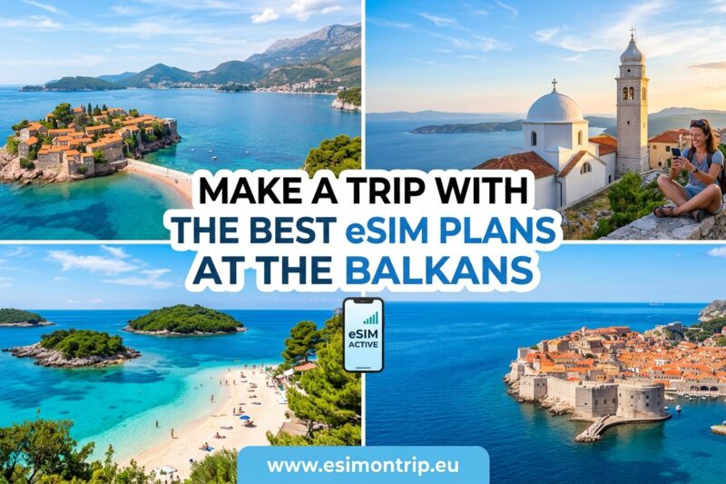 Die besten eSIMs für Reisen auf den Balkan