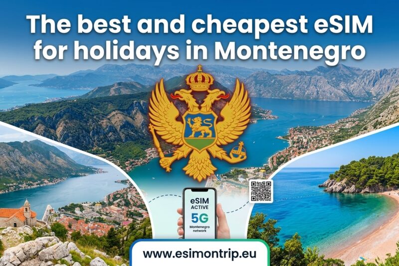 Las mejores eSIM para viajar a Montenegro