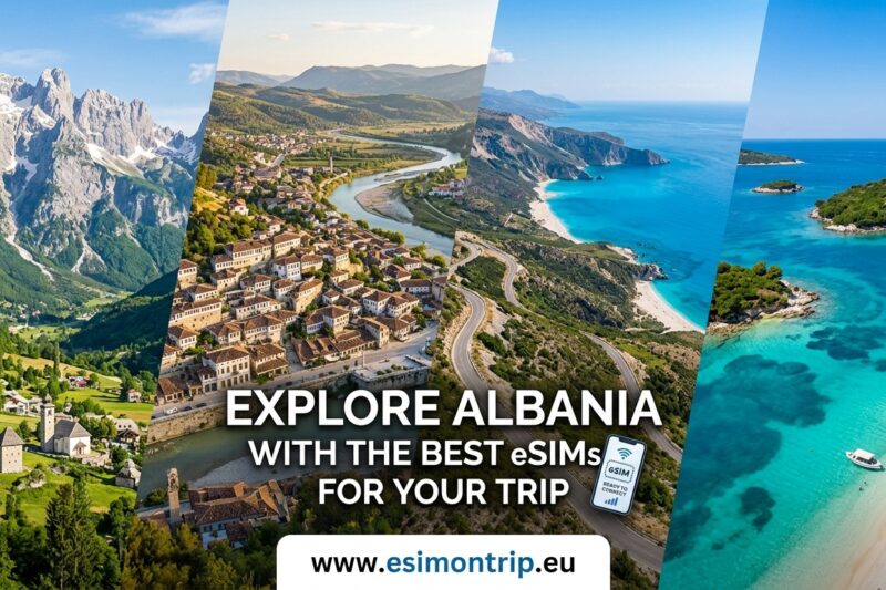 Die besten eSIMs für Urlaub in Albanien